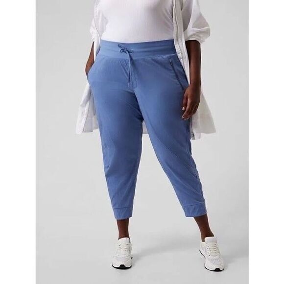 Athleta Trekkie North Joggers Blue size 4 - Picture 1 of 13